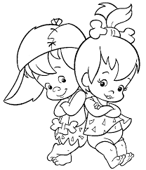Download free online flintstones characters coloring book worksheets pages for boys and girls to print. The Flintstones Coloring Pages