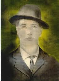 This is a photo of my grandfather, Dr. Armand Albert, taken in the yard of  his father's home. My great-grandfather, Dr. Louis Noe Albert, also was a  physician.