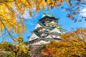 You get used to the lines you need. Osaka Castle In Osaka With Autumn Leaves Japan Stock Photo Picture And Royalty Free Image Image 38660416