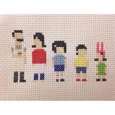 Focus on counted cross stitch and free patterns anims, love, animals, cross stitching is perfect for families and children! Bob 39 S Burgers Belcher Family Cross Stitch Cross Stitch Diy Cross Stitch Beaded Cross Stitch