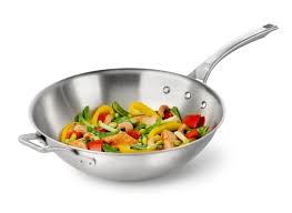 Calphalon Accucore 12 In Flat Bottom Wok Chicken Fried Rice Wok Fried Chicken