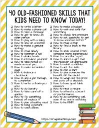 Skills Kids Should Know Smart Parenting Teaching Kids Life Skills