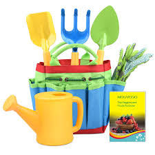 Each tool has a contoured oak handle with leather cord on most. Kincrea Kids Gardening Tools Outdoor Toys Set Gardening Set Includes Sturdy Tote Bag Watering Can Shovel Rake And Buy Online In Canada At Canada Desertcart Com Productid 133509138