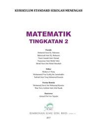 Buku teks matematik tingkatan 2. Buku Teks Matematik Tingkatan2