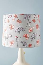 Shop the embroidered cockatoo lamp shade at anthropologie today. Delilah Embellished Gray Floral Lamp Shade