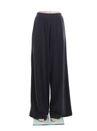 Eskandar Black Cotton Knit Pants Size 3 Property Room