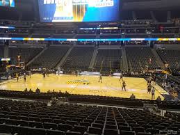 pepsi center section 124 denver nuggets rateyourseats com