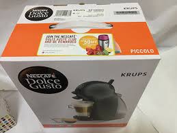 Krups dolce gusto coffee machine piccolo sogno menudo panlasang. Nescafe Dolce Gusto Piccolo Manual Coffee Machine