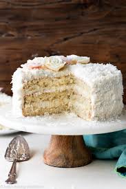 Dairy free cakes bakery near me. Fluffy Moist Coconut Cake Sally S Baking Addiction