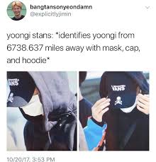 Kpop Bts Meme Yoongi Suga Stan Mask Cap Yoongi Kpop Memes Suga