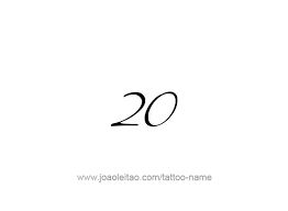 Choose your favorite number design from this list. Twenty 20 Number Tattoo Designs Tattoos With Names Number Tattoos Name Tattoos Tattoo Designs