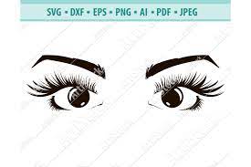 Find high quality eyes with eyelashes clipart, all png clipart images with transparent backgroud can be download for free! Eyelashes Svg Lashes Eyes Vector Eyebrow Bundle Eyelashes Silhouette Makeup Svg Dxf Pdf Eps Png Ai 42 Art Collectibles Digital Prints Safarni Org