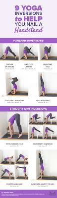 A Step By Step Guide To Safely Nailing A Handstand Yoga Inversions Easy Yoga Workouts Learn Yoga