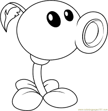 Plants vs zombies coloring pages peashooter malvorlagen. Peashooter Coloring Page For Kids Free Plants Vs Zombies Printable Coloring Pages Online For Kids Coloringpages101 Com Coloring Pages For Kids