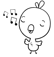 ✓ free for commercial use ✓ high quality images. Baby Chick Singing Coloring Page Kids Play Color