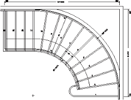 Curved Stairs Stair Plan Spiral Staircase Plan Circular Stairs