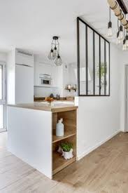 Pièce à vivre ouverte sur cuisine américaine équipée (hygena) avec bar. 50 Meilleures Idees Sur Cuisine Ouverte Avec Bar Cuisine Ouverte Avec Bar Cuisine Moderne Amenagement Cuisine