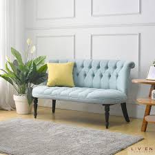 Jual Sofa Sofa Minimalis Sofa Ruang Tamu Sofa Minimalis Murah Jessie Sofa Sky Blue Livien Furniture Di Lapak Livien Bukalapak