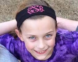 Glitter Monogram Headband, 2 Inch Cotton Lycra Jersey Headband, Sport  Headband, Monogram Gift, 2" Headband, Girls Headband, Adult Headband