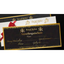 Und das besondere daran ist, dass diesmal auch die rückseiten mitgeliefert werden. Royal Relax E K Gutscheinshop Geldwert Gutschein