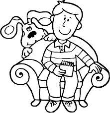 Article by shannan brunet little shannie's art 303. Awesome Blue S Clues Man Coloring Page Coloring Pages Disney Coloring Pages Nick Jr Coloring Pages