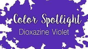 The shadow colour is a white base with a small amount of burnt sienna and dioxine purple (fig. Color Spotlight Dioxazine Violet Watercolor Color Profile Youtube