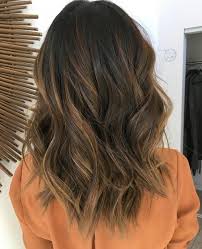 You can wear medium length hairstyles in a number of ways, in a variety of shapes and styles including straight, wavy or curly. 45 Balayage Hair Color Ideas Perfect Balayage On Dark Hair Brunette Brown Caramel And Red Balayage Variants Hair Styles Balayage Hair Hair Color Balayage