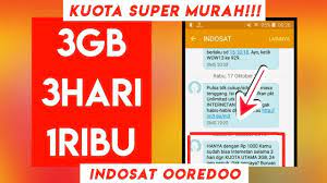 Ada banyak pilihan kuota utama mulai dari 12gb untuk 90 hari, 26gb untuk 60 hari, sampai 63gb untuk 90 hari! 2 Kode Dial Internet Murah Indosat 3 Gb Rp 1000 Paket Yellow Baru September 2020 Youtube