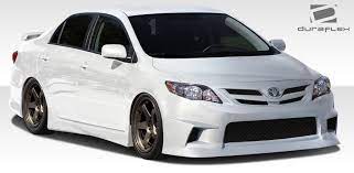 Partsgeek offers oem and aftermarket body parts for late and early models of corolla. 2011 2013 Toyota Corolla Duraflex Gt Concept Body Kit 4 Piece