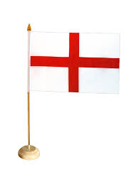 Bandera nacional inglaterra 3d etiqueta engomada papel para. Inglaterra Bandera De Mesa Con Base Y Palo Fruugo Es