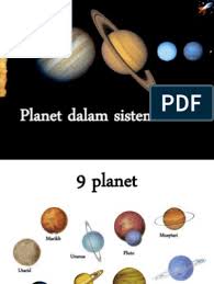 Mari kita lihat nama planet dalam bahasa inggris! Nama Planet Dalam Sistem Suria