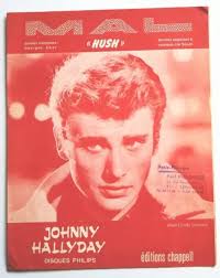 PARTITION VINTAGE SHEET music JOHNNY HALLYDAY : Né Pour Vivre Sans Amour *  70's EUR 8,49