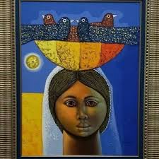 Tile Box Fish Art Unsigned Artist is Renowned Teddy Tejada of the Dominican  Republic Vintage