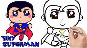 Superman coloring pages can fuel your fire for superheroes. Learn To Draw A Tiny Superman Drawing Pages For Kids Coloring Book Baby Toy Youtube