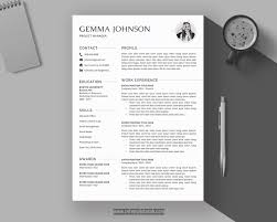 Resumes are like fingerprints because no two are alike. Simple Cv Template Microsoft Word Cv Format Minimalist Resume Template Design Cover Letter References Simple And Clean Resume Format For Job Application Instant Download Cvtemplatesuk Com