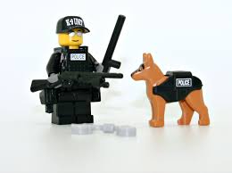Police K9 Unit Tactical Officer Lego Police Lego Army Lego