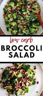 Keto Low Carb Broccoli Salad Recipe In 2020 Broccoli Salad Low Carb Broccoli Salad Low Carb
