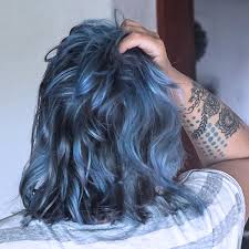 It's meant to be icy and reflects a more winter glacial look with the deep. Pastel Silver Blue 200 Ml Hair Color Conditioner Evilhair