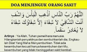 Tulisan Doa Menengok Orang Sakit Brainly Co Id