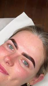 Trying the new @Browdaddy hybrid tint in platinum blondy and medium brown  🤎 what do we think?