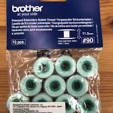 Brother bobbin threads are designed specifically for your machine. Brother Pre Wound Bobbins 11 5mm Pw90 Green For Sewing Embroidery Ma Fabric Mouse Sewing Machines