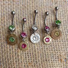 Bullet Navel Belly Button Rings For The Country By Gunpowderwoman 13 00 Belly Button Rings Belly Piercing Ring Rings For Girls