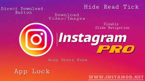 Versión modificada de la app de la red social instagram, programada por sam mods. Instapro Latest Version Apk Download V8 55