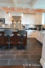12 x 24 white and gray tile with veining in matte finish. Porcelain Floor Tile For Kitchen Novocom Top