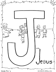 Bible coloring page illustrating that jesus is the king and master of all. J Is For Jesus Bible Alphabet Coloring Page