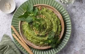 Red and yellow beet soup with fried beet greens from the little ferraro kitchen. Recipes Jewish Vegetarian Society