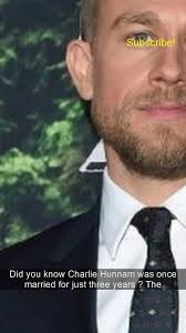 Charlie Hunnam's SHOCKING 3-Year Marriage!, Did you know Charlie Hunnam was  once married for just three years? The heartthrob, known for his rugged  roles, eloped to Vegas in a whirlwind romance with ...