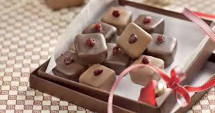 Chocolats Maison Aux Canneberges Recette Chocolat Maison Chocolat Cube De Chocolat