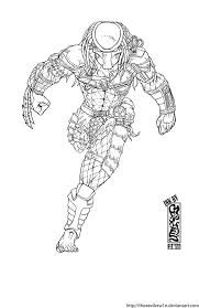 Predator Coloring Pages Predator Artwork Robots Drawing Predator Art