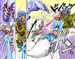 Fanart]Recolored one of my favourite pages of part 7 (Johnny Joestar Vs  Funny Valentine) : r/StardustCrusaders